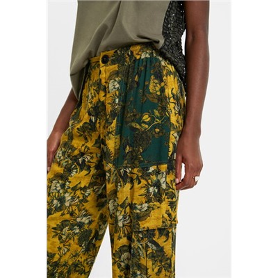 Pantalón cargo floral