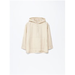 Rustic shirt with hood