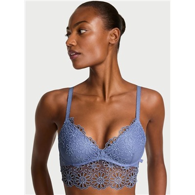 Victoria's Secret Sexy Tee Daisy Eyelet Wireless Push-Up Bra Top