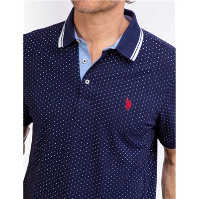DOT PRINT POLO SHIRT