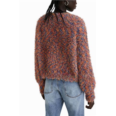 Chaqueta efecto pelo colores