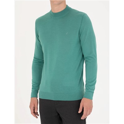 Mint Regular Bisiklet Yaka Basic Triko Kazak