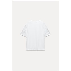 T-SHIRT WITH RHINESTONES ON THE FRONT