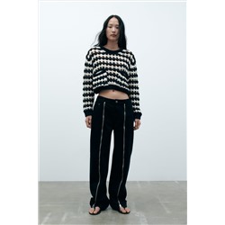 JERSEY CROP PUNTO CALADO