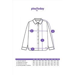 Блуза PLAYTODAY, 1124724