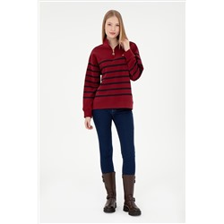 Kadın Bordo Sweatshirt