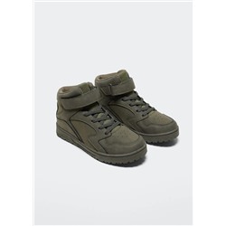Deportivas botín cordones -  Niño | MANGO OUTLET España