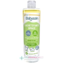Babysoin Eau Nettoyante Biphase 400ml