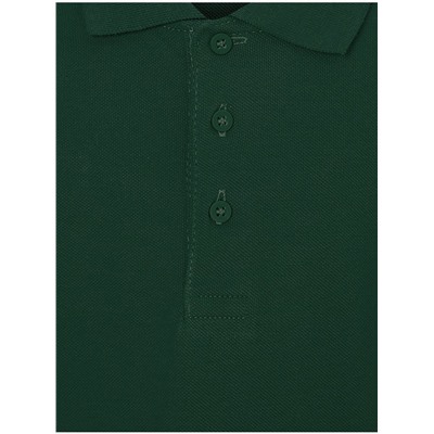 Bottle green Short Sleeve School Polo Shirts 2 Pack