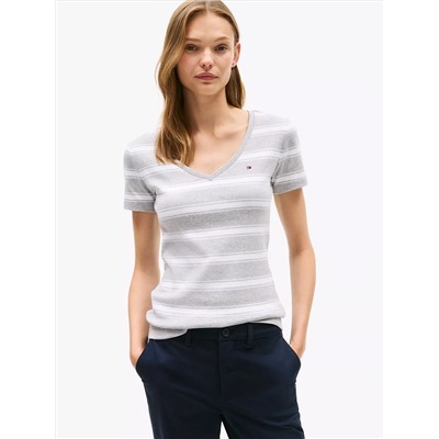 V-Neck Stripe Favorite T-Shirt