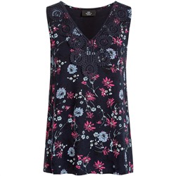 Damen Top mit Makramee-Spitze