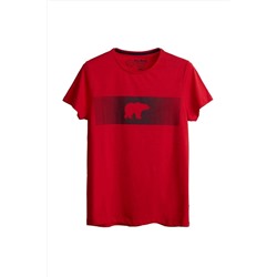 Bad Bear, Erkek Kırmızı T-shirt Fancy 20.01.07.024-c54