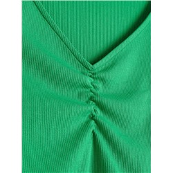 Bluse mit gesprenkelter Textur