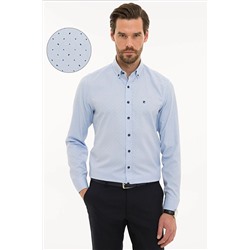 Pierre Cardin Mavi Slim Fit Gömlek G021SZ004.000.1153224