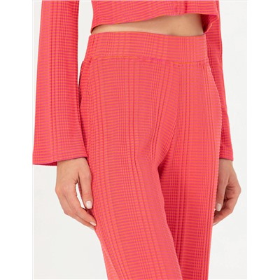Fuşya Loose Fit Eşofman Altı