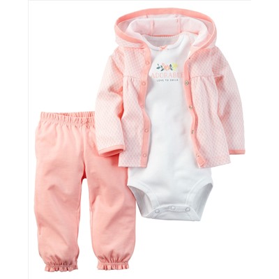 3-Piece Babysoft Cardigan Set