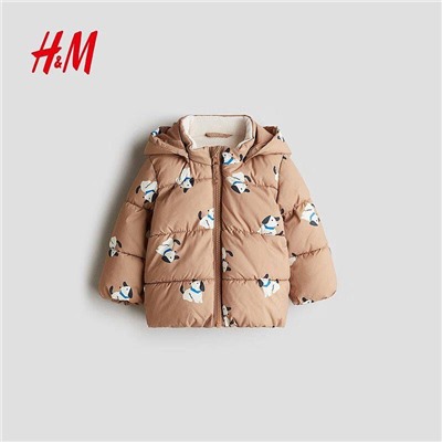 Утепленная куртка для девочек H&M