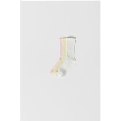 KIDS/ PACK TRES CALCETINES RIZO