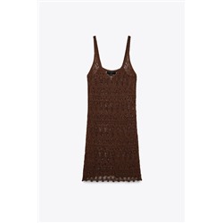 STRUCTURED KNIT MINI DRESS