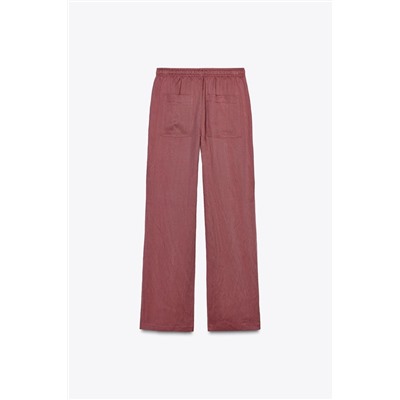 STRAIGHT TROUSERS WITH DRAWSTRING