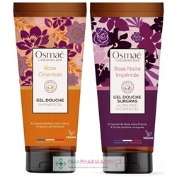 Osmaé DUO Gels Douche - Rose Orientale 200ml + Rose Noire Impériale 200mlLot  × 2
