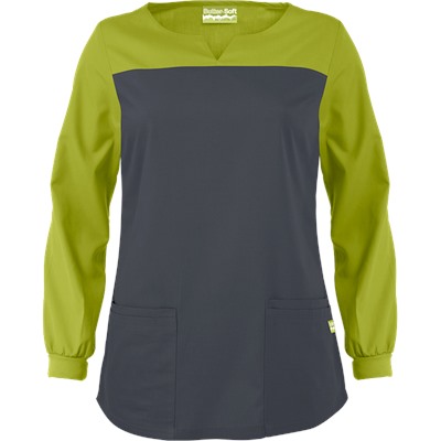 Butter-Soft Scrubs by UA™ Long Sleeve Top w/ Yoke