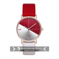 Aqua Di Polo 1987 Deri Kadın Kol Saati Apsv1-a5961-kdcc2 APSV1-A5961-KDCC2