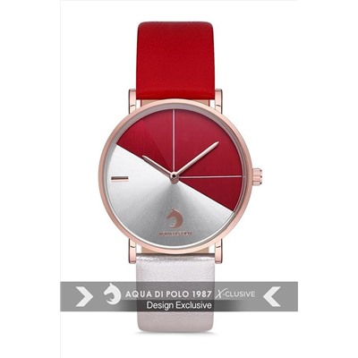 Aqua Di Polo 1987 Deri Kadın Kol Saati Apsv1-a5961-kdcc2 APSV1-A5961-KDCC2
