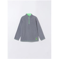 Fleece with zip
