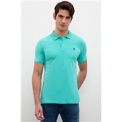Erkek Mint Basic Polo Yaka Tişört