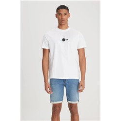 Lee, Erkek Normal Kesim Bisiklet Yaka T-shirt - L241579100