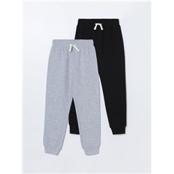 PACK OF 2 BASIC PLUSH TROUSERS