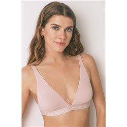 Sujetador halter FANTASTIC algodón rosa