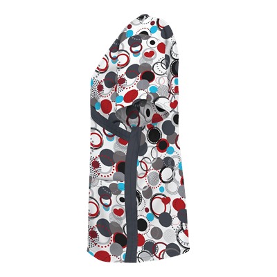 UA Round Up White Fashion Print Top