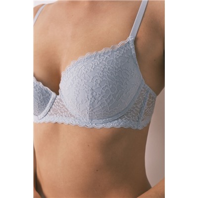 Sujetador GORGEOUS push up encaje azul