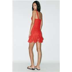 PEPLUM CROCHET DRESS