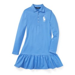 GIRLS 7-16 Stretch Mesh Polo Dress