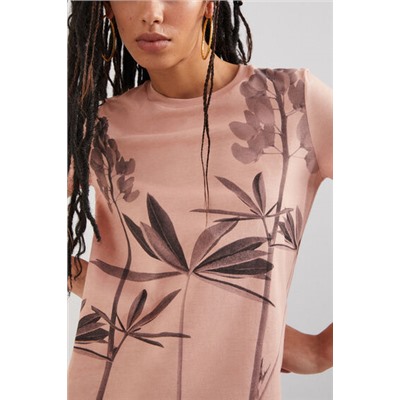 Vestido plantas M. Christian Lacroix
