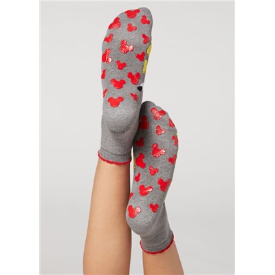 Stoppersocken Minnie und Mickey Mouse
