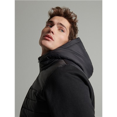 Jacke aus materialmix