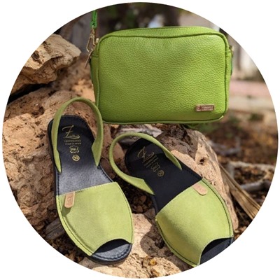 Ab.Zapatos • 3106-8 • pistacho+Pelle 21-20 (370) manzana