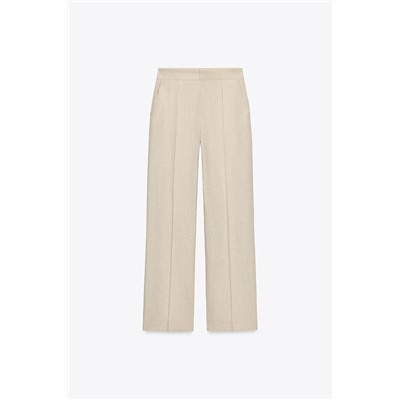PANTALÓN RECTO CON LINO