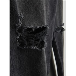 Jeans im Carrot-Fit in Used-Optik