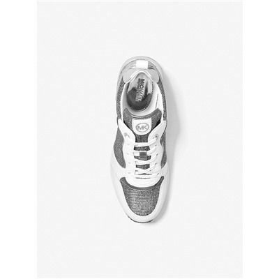 MICHAEL MICHAEL KORS Crista Mixed-Media Trainer