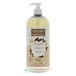 Cattier Gel Douche Aloe Vera Vanille Tonka Bio 1L