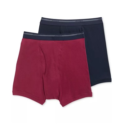 JOCKEY Men's Big & Tall 2-Pk. Lightweight Cotton Boxer Briefs