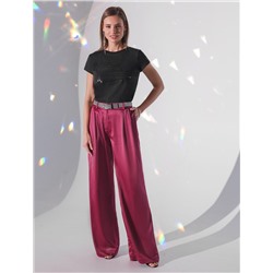 Нарядная футболка с принтом пайетками