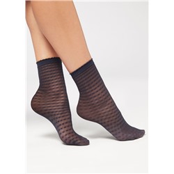 Modische transparente Socken