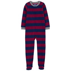 Carter's DOB 08/2024   Kid 1-Piece Dinosaur Fleece Footie Pajamas