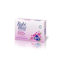 Детское увлажняющее мыло Babi Mild Sweety Pink Plus 75гр / Soap Babi Mild Sweety Pink Plus formula 75 gr
